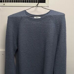 MaxMara Cashemere and silk blue Crewneck Sweater